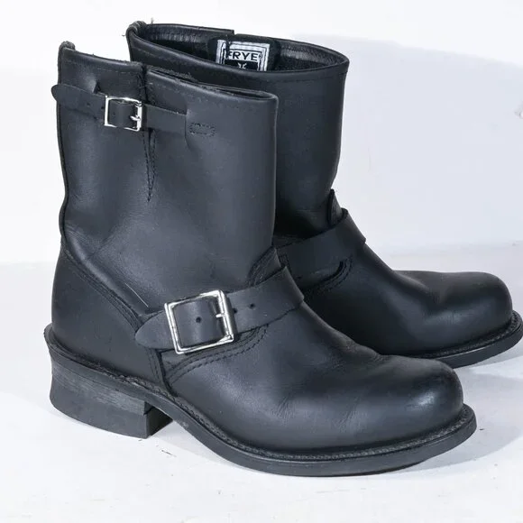 Frye Engineer 8R Womens Ankle Boots in Black - 8 - Picture 2 of 6